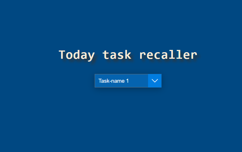task recaller project